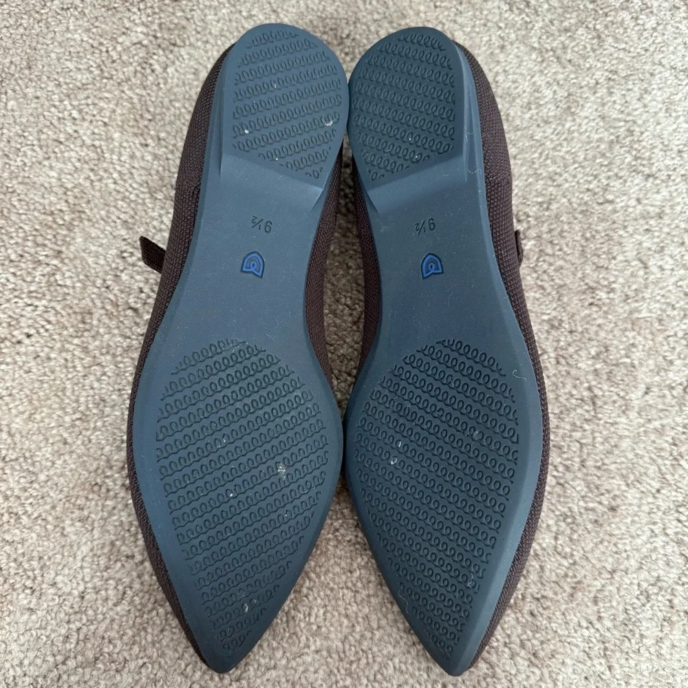“Like new” Rothy's Brown Pointed Toe Flats Mary Jane - Picture 10 of 12